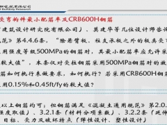 混凝土结构通用规范主编答疑CRB600H钢筋配筋率问题